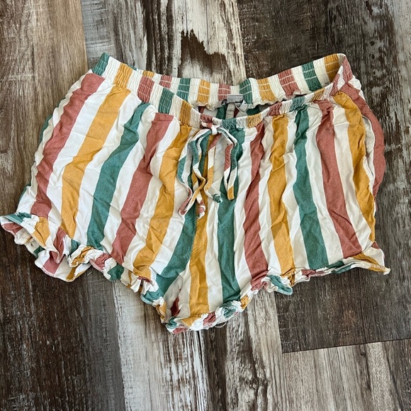 American Eagle Outfitters Pants - AMERICAN EAGLE Striped Multicolor Women's Shorts